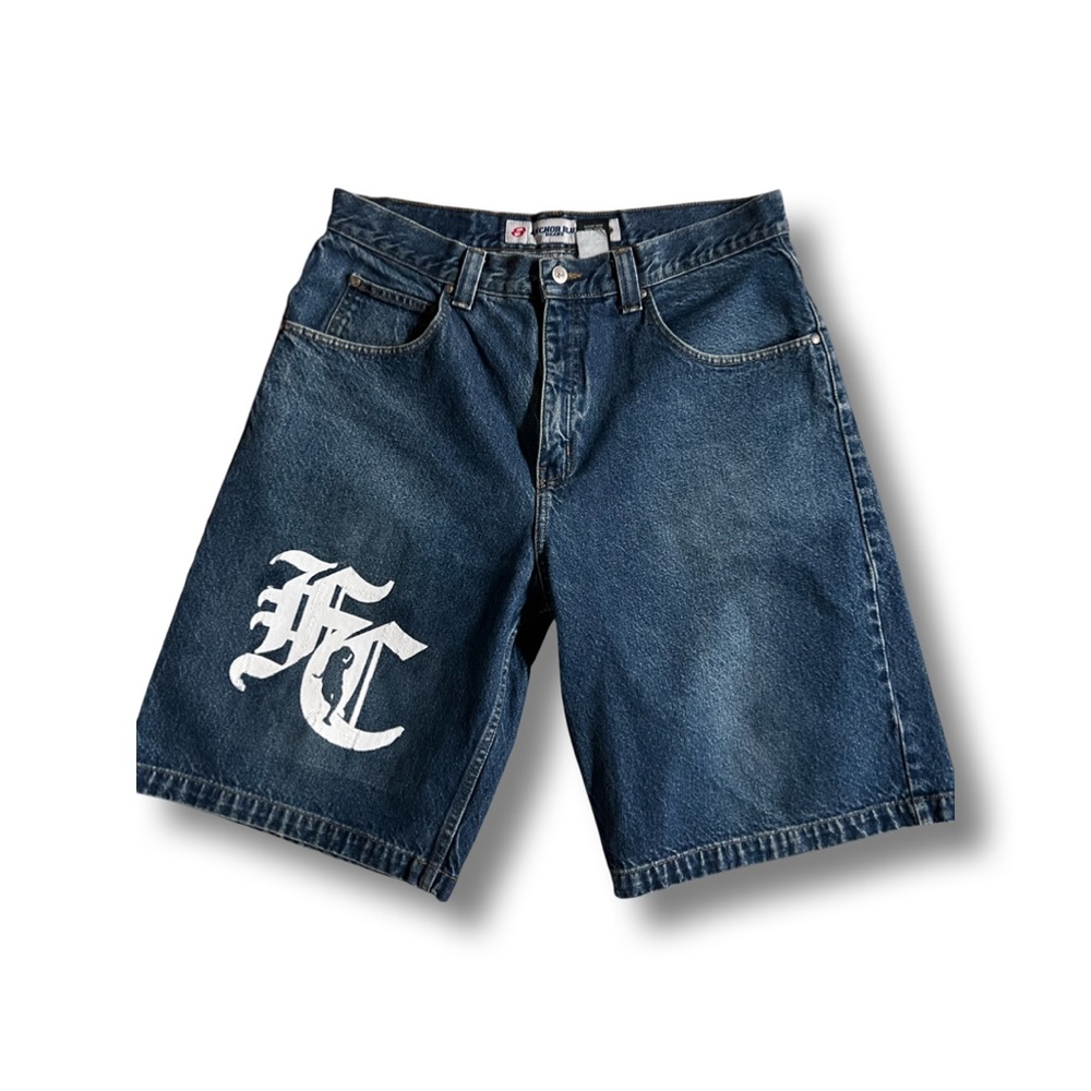 Anchor blue Vintage 1990s brand baggy shorts